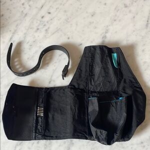 VeloColour black roll saddle bag